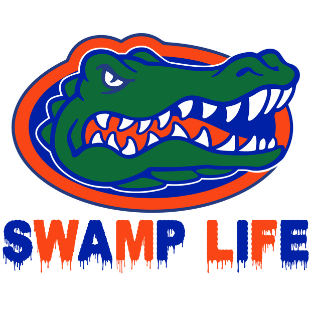 Swamp Life Color Drip DTF (direct-to-film) Transfer