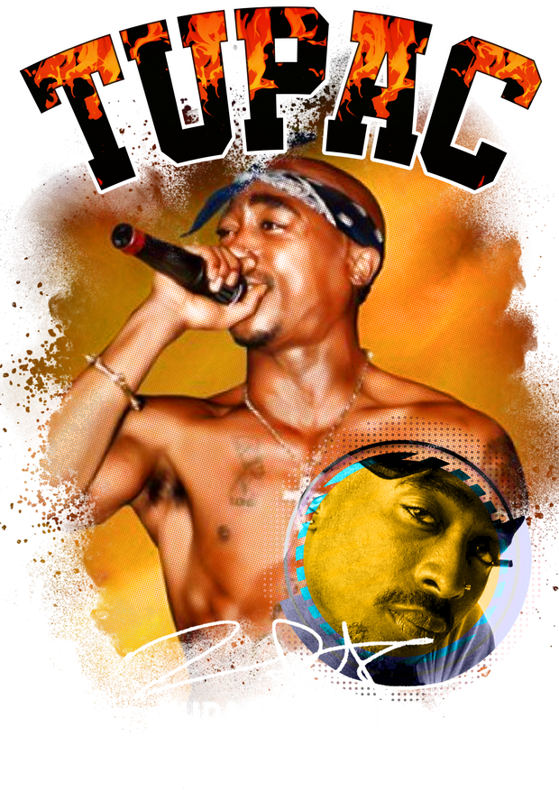 TUPAC8 copy DTF (direct-to-film)