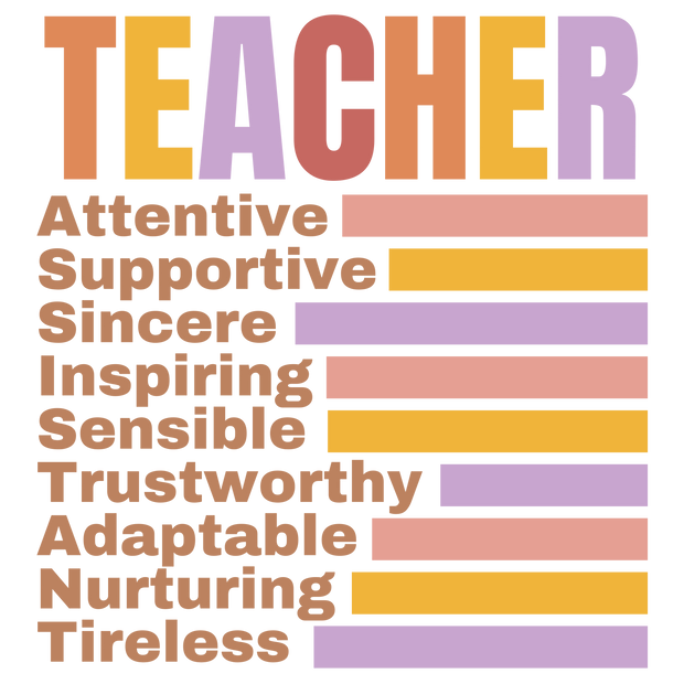 Teacher Assistant 1_20 DTF (direct-to-film) Transfer