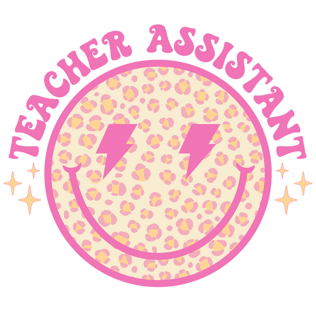 Teacher Assistant 1_2 DTF (direct-to-film) Transfer