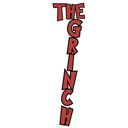 The Grinch In Font 3 Christmas DTF (direct-to-film) Transfer