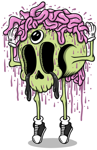 Tippy Toed Color Drip DTF (direct-to-film) Transfer