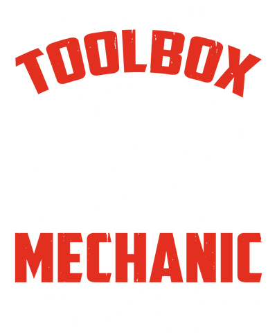 Toolbox Mechanic in Red DTF (direct-to-film) Transfer