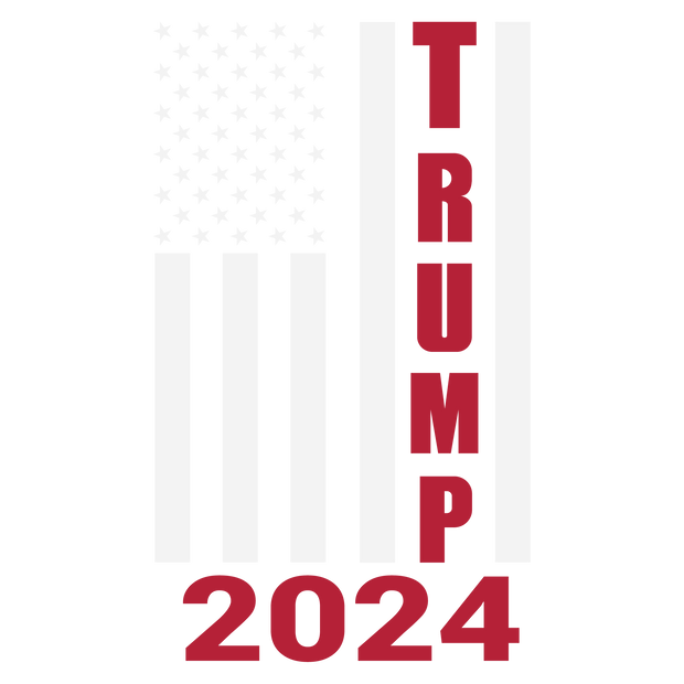 Trump 2024 Flag DTF (direct-to-film) Transfer