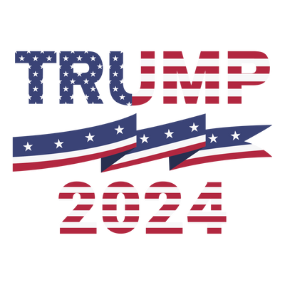 Trump 2024 Flag Colors DTF (direct-to-film) Transfer