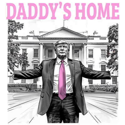 Trump Home Purple DTF (direct-to-film) Transfer