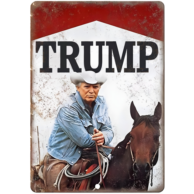 Trump Smokes & Horse DTF (direct-to-film) Transfer