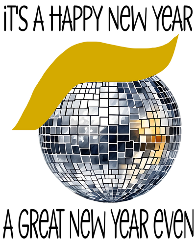 Trump Style Disco Ball DTF (direct-to-film) Transfer