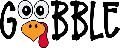 Turkey Beek Gobble DTF (direct-to-film) Transfer