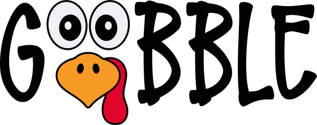 Turkey Beek Gobble DTF (direct-to-film) Transfer