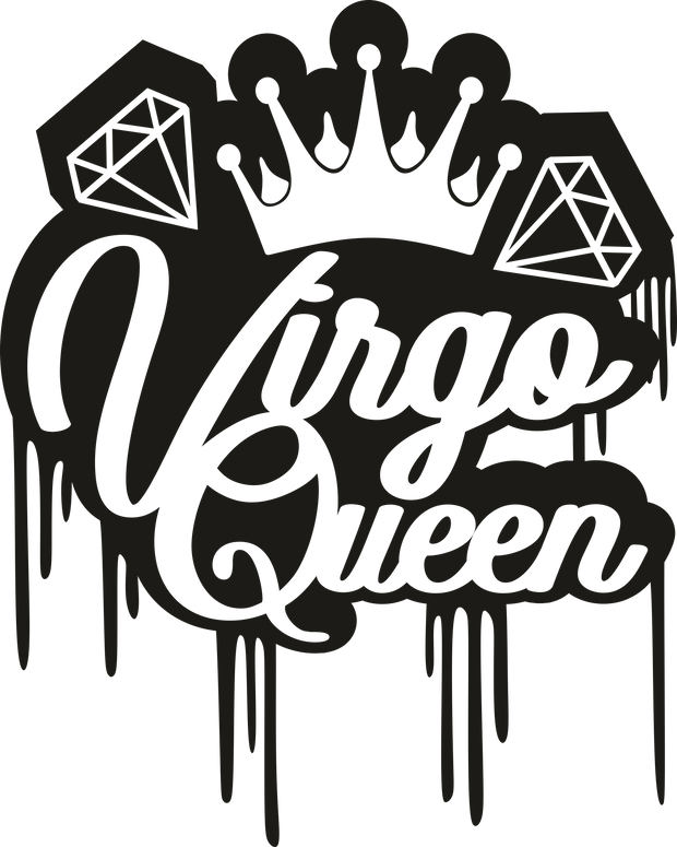Two Diamonds Virgo Color Drip DTF (direct-to-film) Transfer