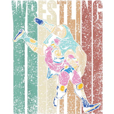Two People Wrestling DTF (direct-to-film) Transfer