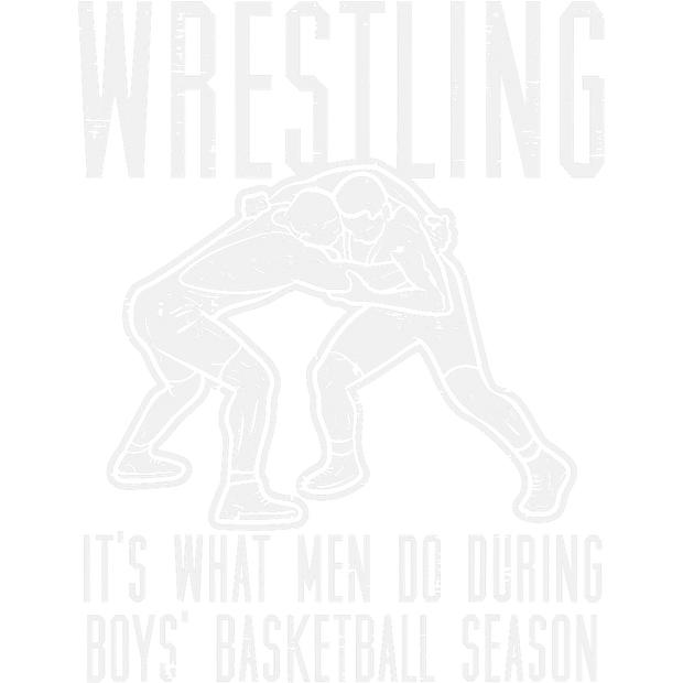 Two Wrestlers in White DTF (direct-to-film) Transfer
