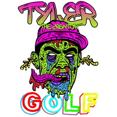 Tyler Golf Multi Color & Purple Hat DTF (direct-to-film)