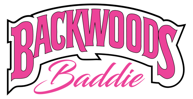 Backwoods Baddie In Pink Font 420 DTF (direct to film) Transfer