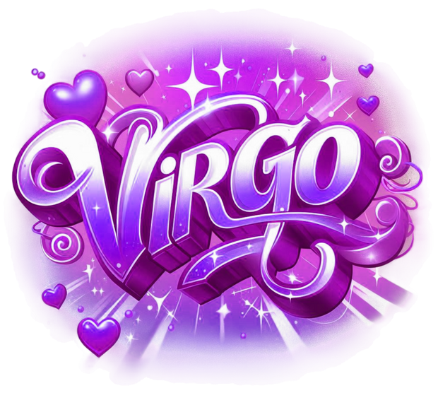 Virgo 2 Purple Zodiac DTF (direct-to-film) Transfer