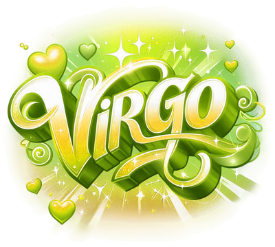 Virgo 2 Yellow Zodiac DTF (direct-to-film) Transfer