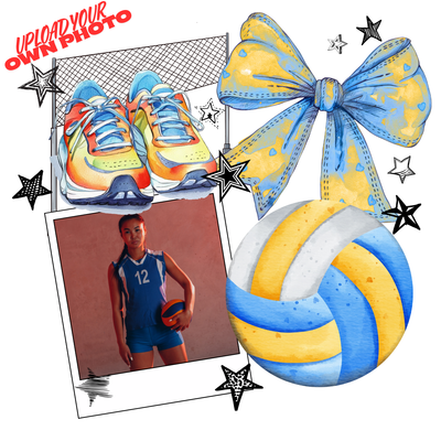 Personalized Volleyball DTF (direct-to-film) Transfer (Upload Your Photo)