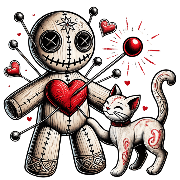 Voodoo Cat Voodoo Cat DTF (direct-to-film) Transfer – Twisted Image Transfers