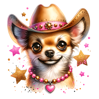 WESTERN CHIHUAHUA DTF (direct-to-film) Transfer