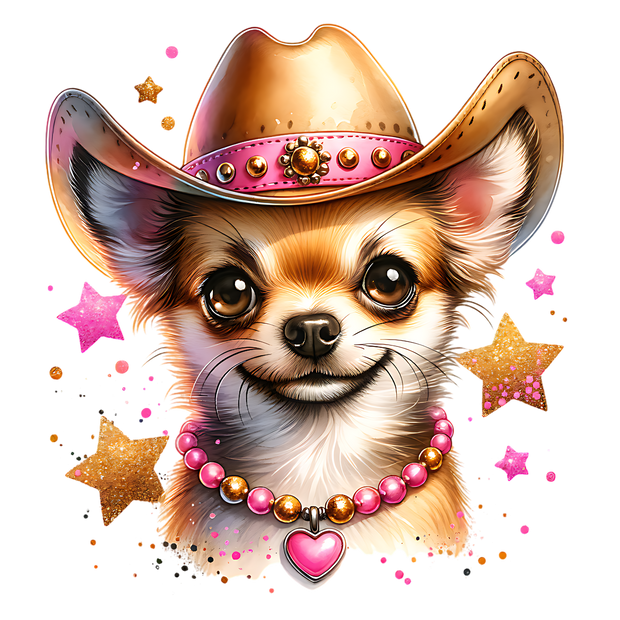 WESTERN CHIHUAHUA DTF (direct-to-film) Transfer