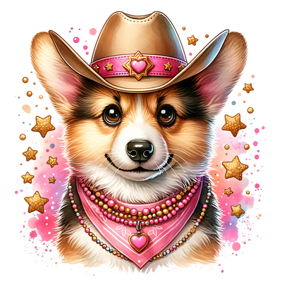 WESTERN CORGI DTF (direct-to-film) Transfer