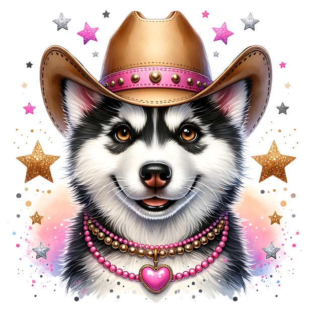 WESTERN HUSKY DTF (direct-to-film) Transfer