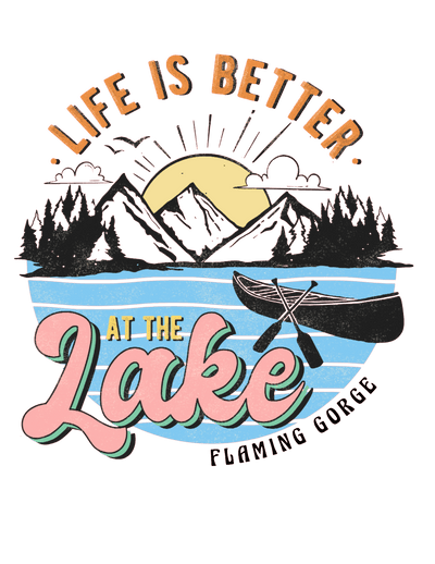 Life Is Better At The Lake - Twisted Image Transfers