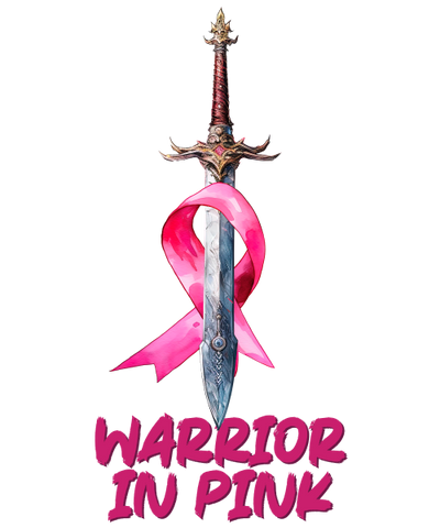 Warrior in Pink DTF (direct-to-film) Transfer