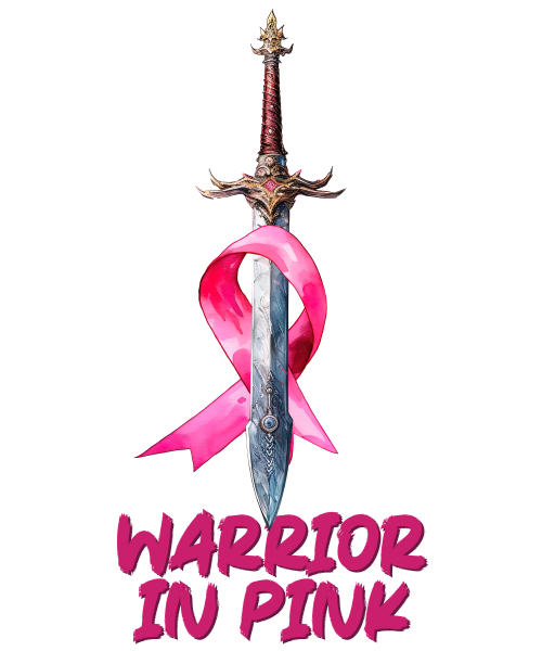 Warrior in Pink DTF (direct-to-film) Transfer