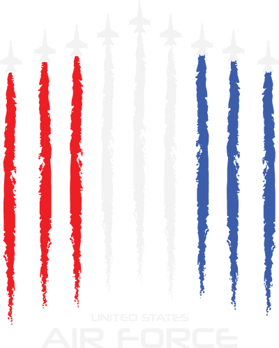 White Jets USA DTF (direct-to-film) Transfer