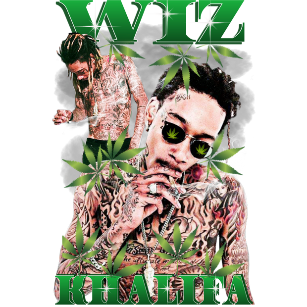 Wiz in Green With Silver Chain & Tatted Body DTF (direct-to-film)