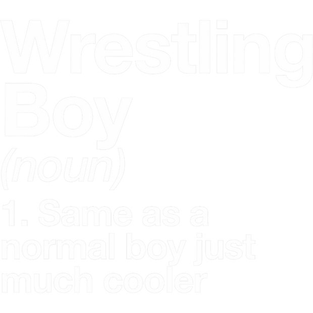 Wrestling Boy Definition DTF (direct-to-film) Transfer