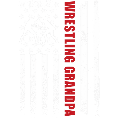 Wrestling Grandpa Vertical Font DTF (direct-to-film) Transfer
