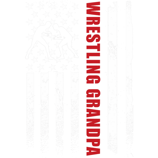 Wrestling Grandpa Vertical Font DTF (direct-to-film) Transfer