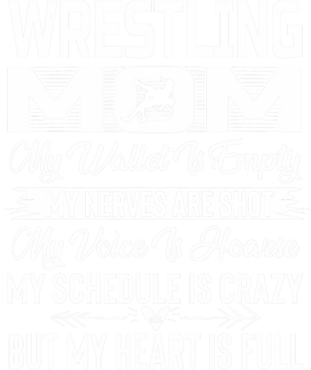 Wrestling Mom Full Heart DTF (direct-to-film) Transfer