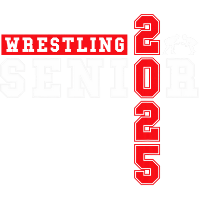Wrestling Senior in Red 2025 DTF (direct-to-film) Transfer