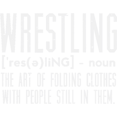 Wrestling Sounded Out DTF (direct-to-film) Transfer