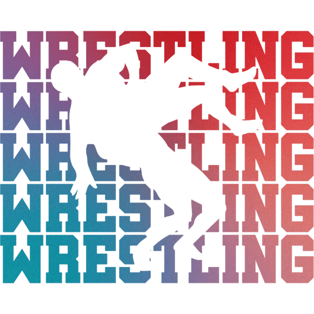 Wrestling Stacked DTF (direct-to-film) Transfer