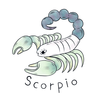 Zodiac Clipart Scorpio DTF (direct-to-film) Transfer