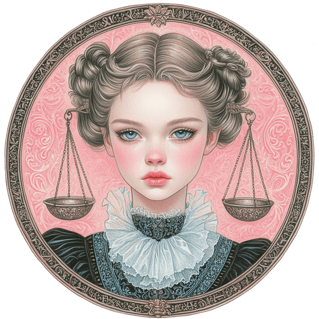 Zodiac Girl Libra DTF (direct-to-film) Transfer