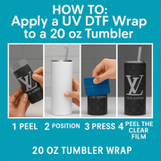 Bumblebee 20 oz Skinny Straight Tumbler Wrap
