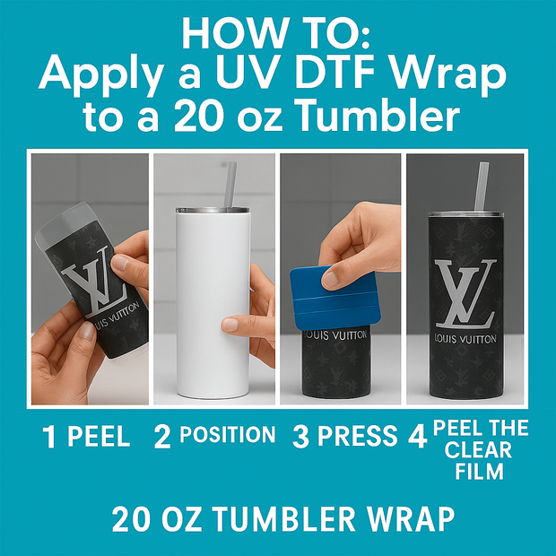 Bumblebee 20 oz Skinny Straight Tumbler Wrap