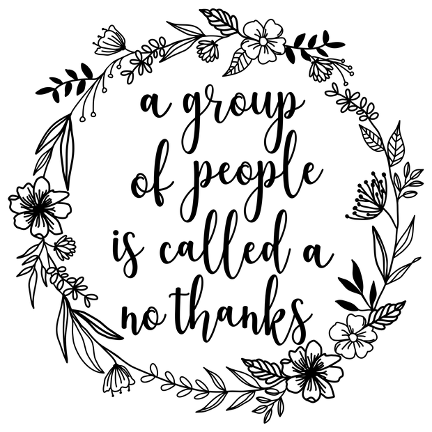 Adult (A group of people no thanks) - DTFreadytopress