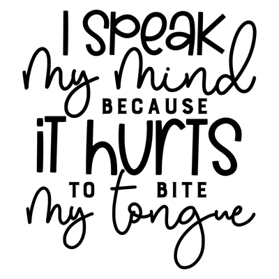 Adult (I Speak My Mind because It Hurts to Bite My Tounge) - DTFreadytopress