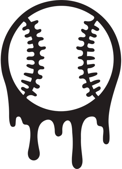 Baseball Drip - Twisted Image Transfers