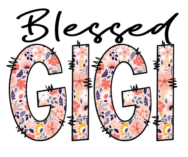 Blessed Gigi (Floral) - DTFreadytopress