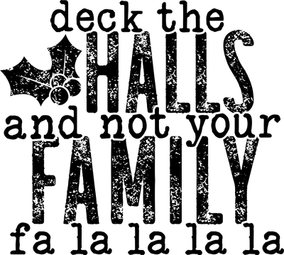 Christmas (Deck the Halls Black) - DTFreadytopress