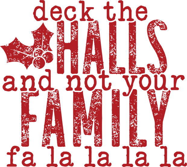 Christmas (Deck The Halls Red) - DTFreadytopress