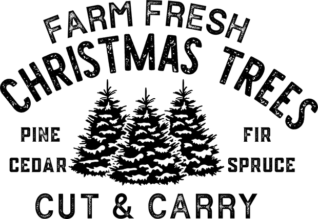 Christmas (Farm Fresh Christmas Trees blk) - DTFreadytopress
